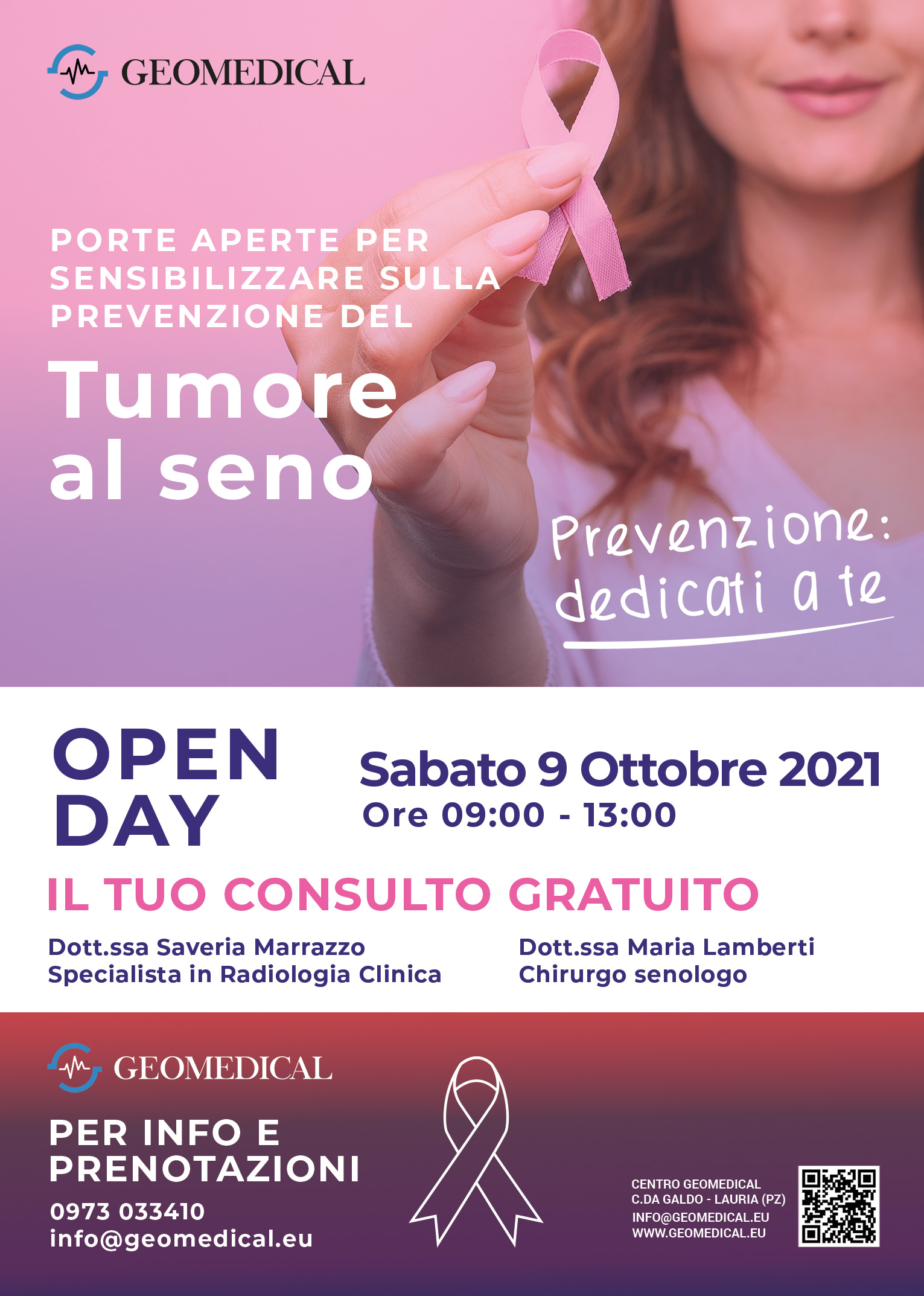 Open Day senologico - il 9 ottobre